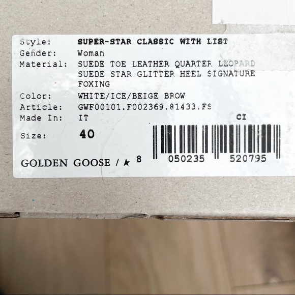 ✨Private Edition✨ Golden Goose Superstar Never Stop Dreaming Sneakers - Picture 16 of 16